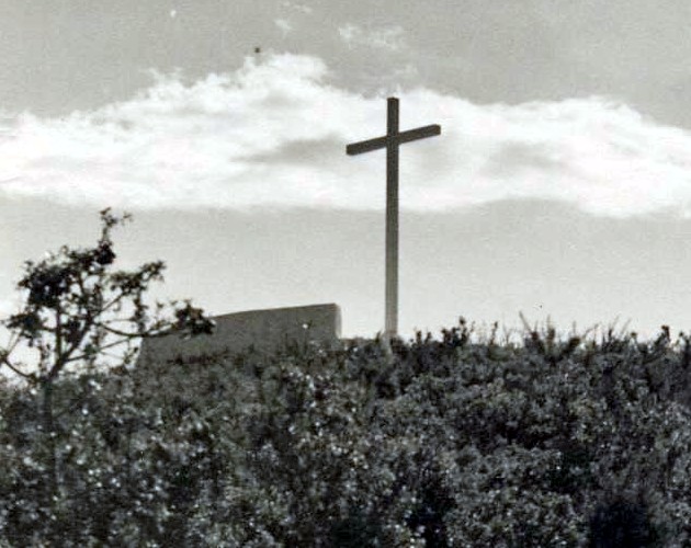 La nueva cruz de madera 1956